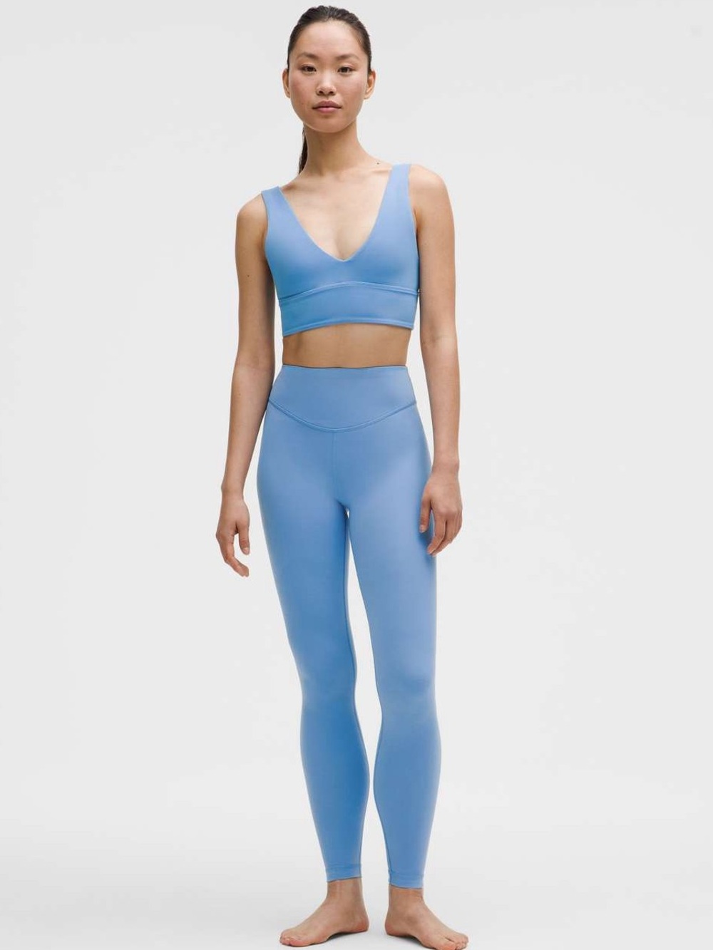 Lululemon Wunder Under SmoothCover High-Rise Tight 25", in Pool Party, size 6